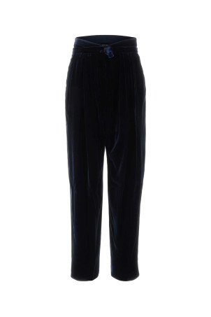 Midnight blue velvet pant GIORGIO ARMANI (GW003470TE10831)