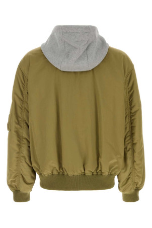 Khaki nylon bomber jacket LOEWE (H526Y02WEJ)