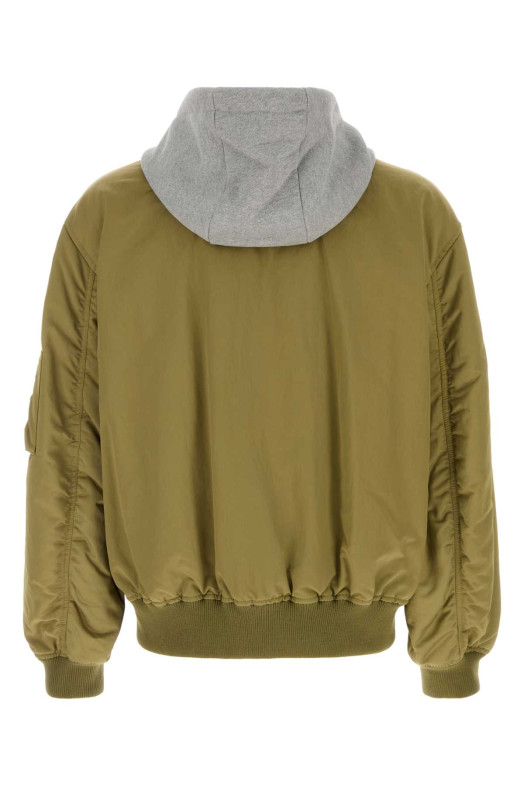 Khaki nylon bomber jacket LOEWE (H526Y02WEJ)