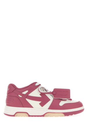 Two-tone leather Out Of Office sneakers OFF WHITE (OF05725655)