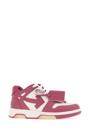 Two-tone leather Out Of Office sneakers OFF WHITE (OF05725655)