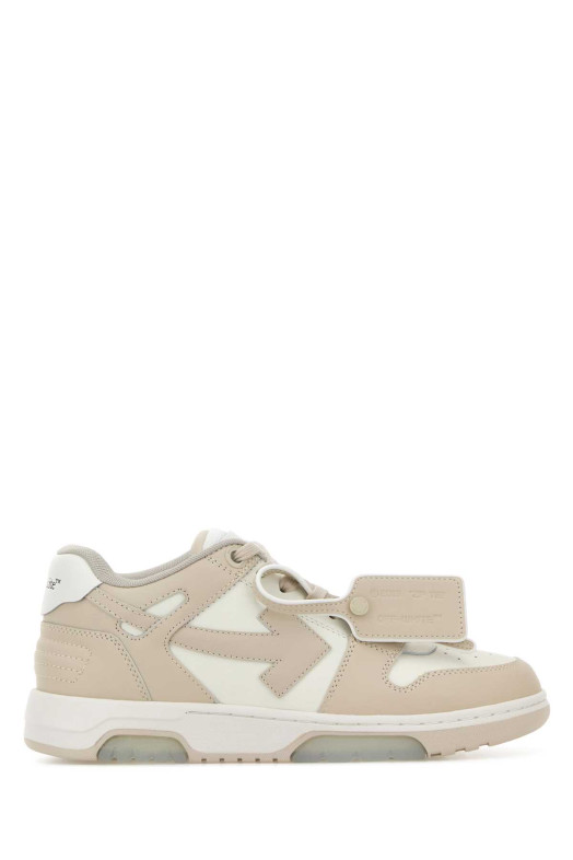 Two-tone leather Out Of Office sneakers OFF WHITE (W259C9L006)