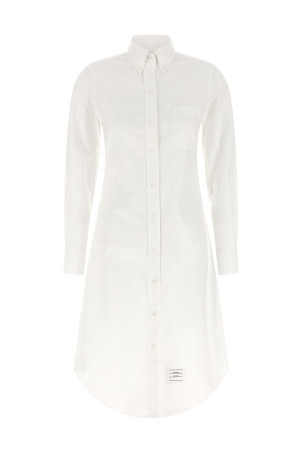 'Oxford' chermisier dress White