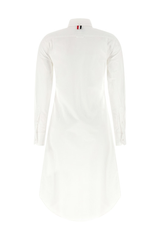 'Oxford' chermisier dress White