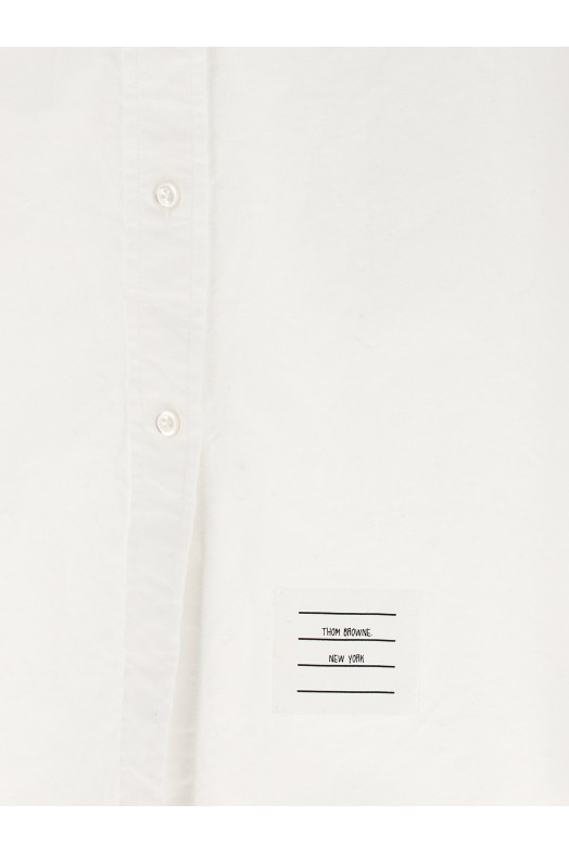 'Oxford' chermisier dress White