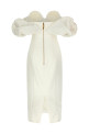 Off-the-shoulder dress White