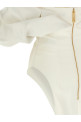 Off-the-shoulder dress White
