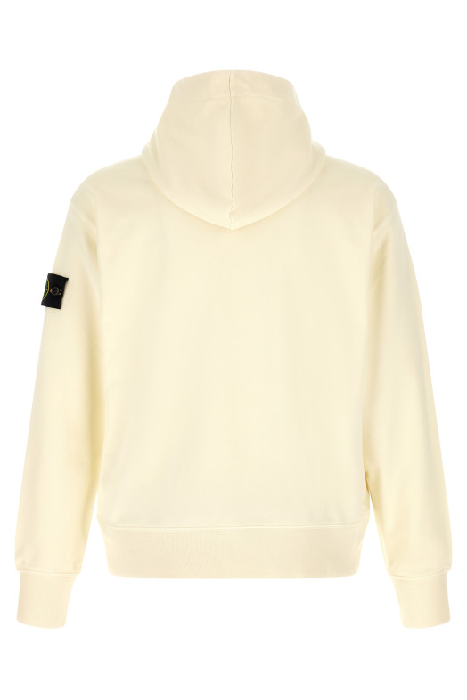 '6100009' hoodie White