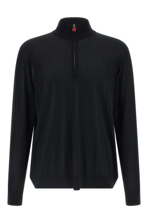 Half-zip sweater Black