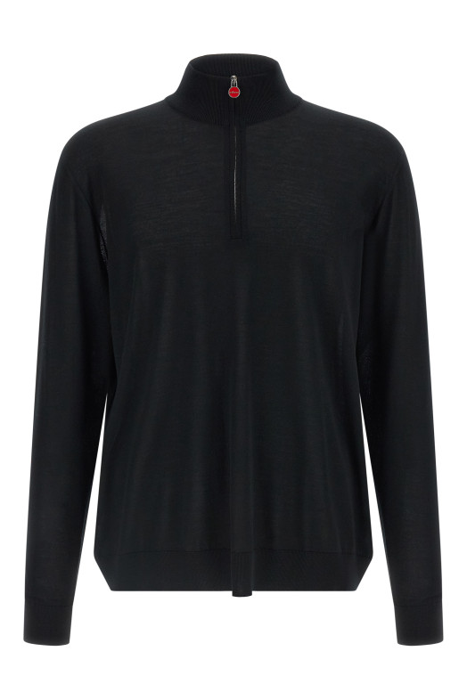 Half-zip sweater Black
