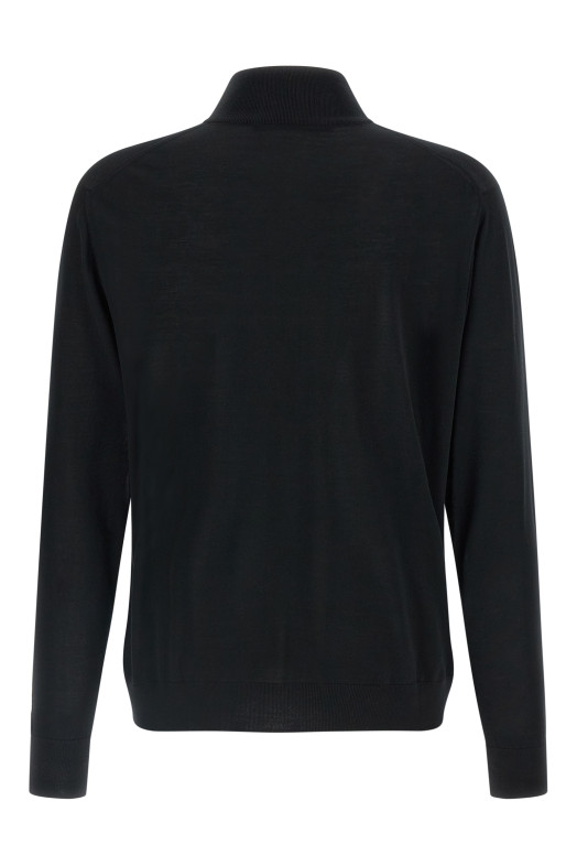 Half-zip sweater Black