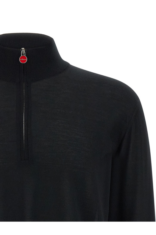 Half-zip sweater Black