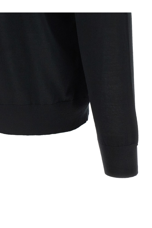 Half-zip sweater Black