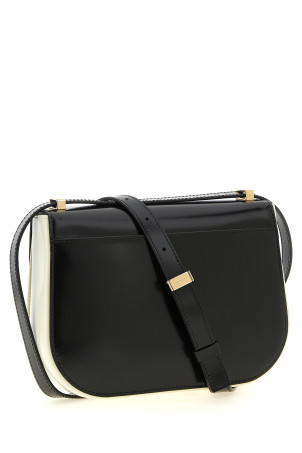 'North-South Double Gancini (XS)' crossbody bag Black-grey