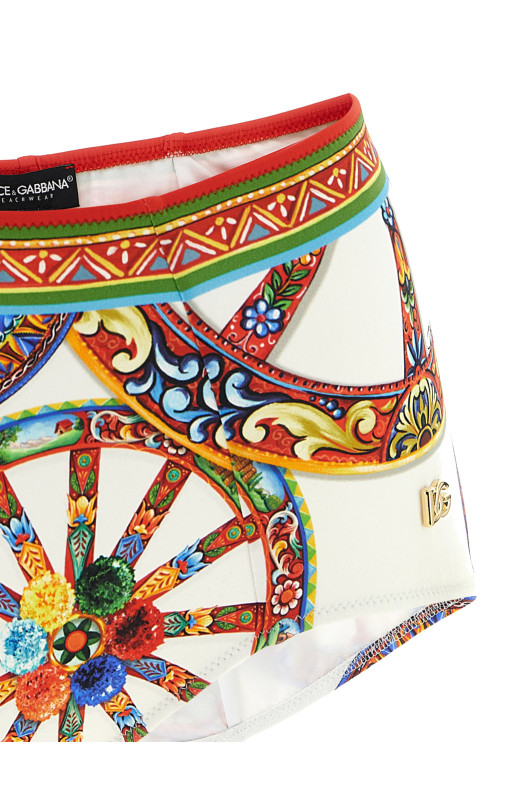 Sicilian 'Carretto' bikini Multicolor