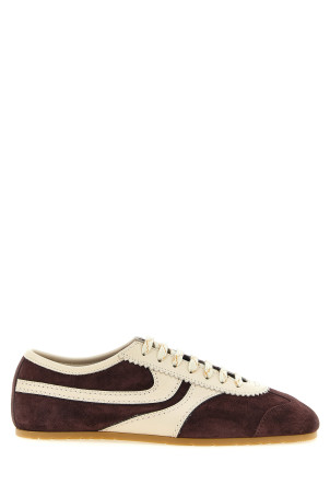 Suede sneakers Bordeaux