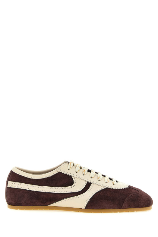 Suede sneakers Bordeaux