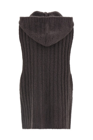 'Hooded Tank' top Gray