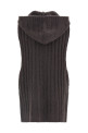 'Hooded Tank' top Gray
