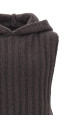 'Hooded Tank' top Gray