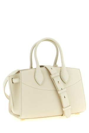 'New Ferragamo Studio Soft (M)' handbag White