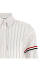 '4BAR' cropped shirt White
