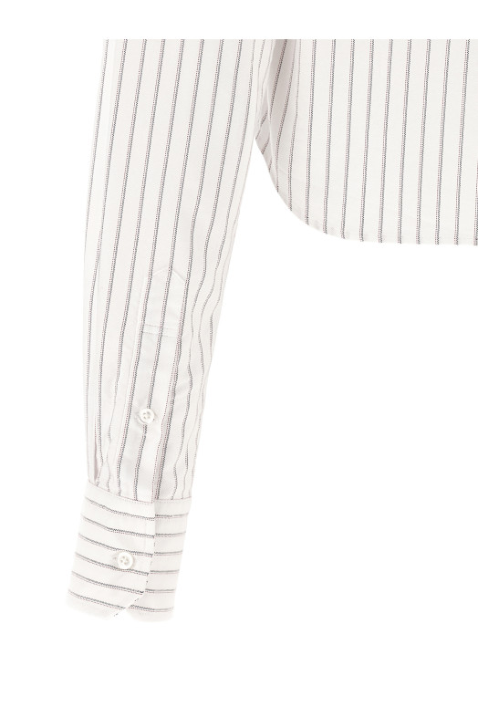 '4BAR' cropped shirt White