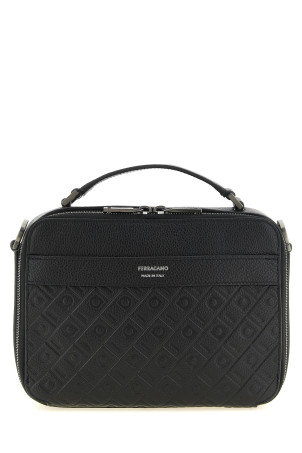 'Ferragamo Monogram' crossbody bag Black