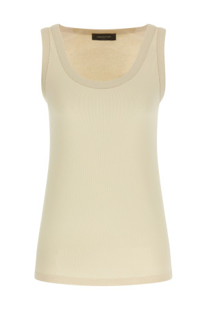Diamond wire top Beige