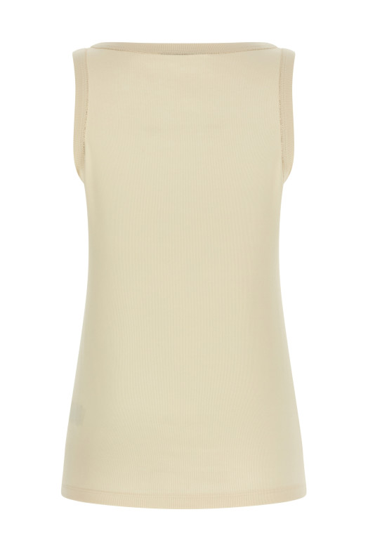 Diamond wire top Beige