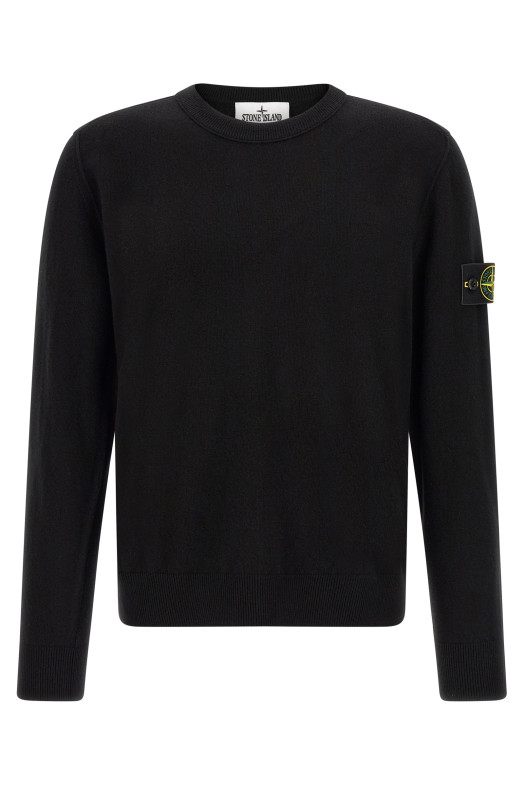 'Badge Stone Island' sweater Black