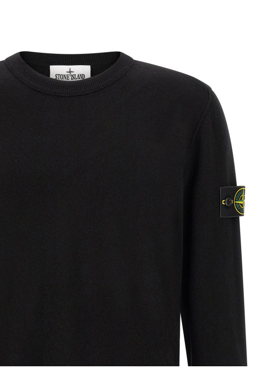 'Badge Stone Island' sweater Black