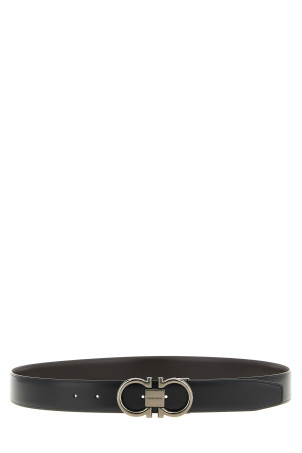 'Double Gancini' reversible belt Multicolor