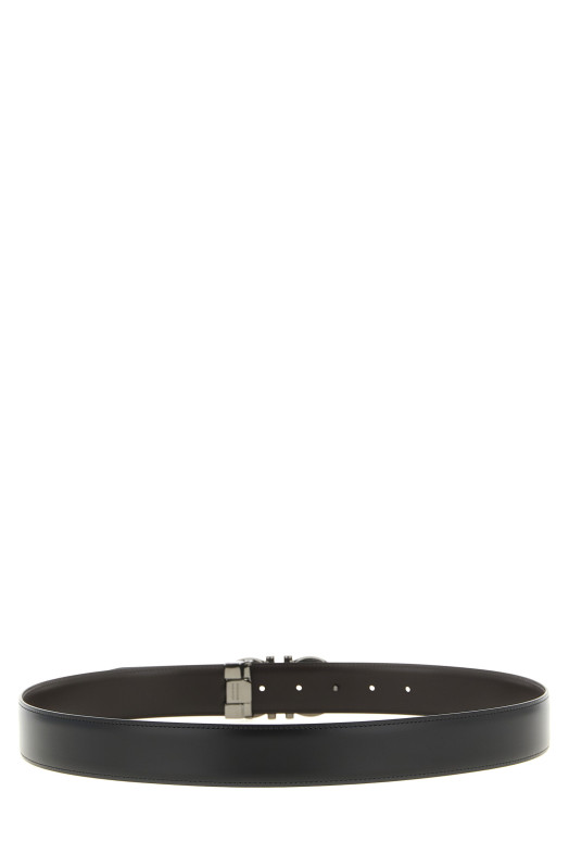 'Double Gancini' reversible belt Multicolor