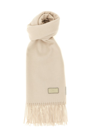 Silk and cashmere scarf Beige