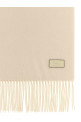 Silk and cashmere scarf Beige