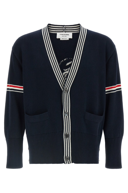 'Lobster' cardigan Blue