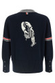 'Lobster' cardigan Blue