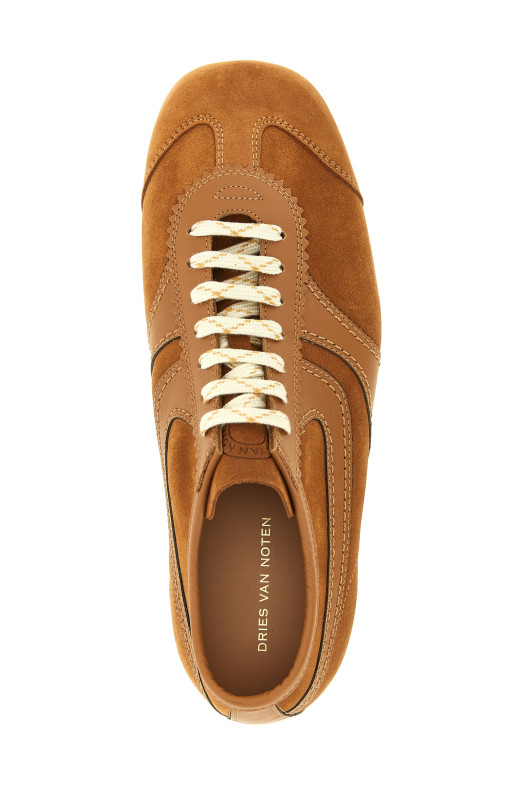 Suede sneakers Beige
