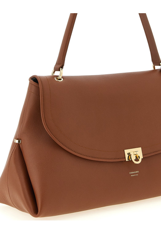 'Ferragamo Sofia 2026 (L)' shoulder bag Brown