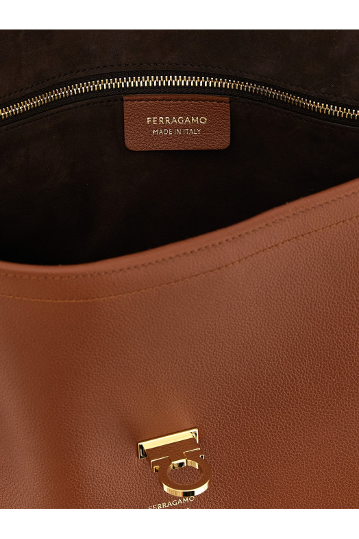 'Ferragamo Sofia 2026 (L)' shoulder bag Brown