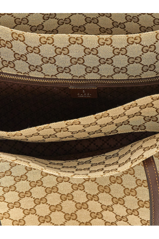 Большая сумка для покупок «Gucci London», бежевая 875056FAF8N9651