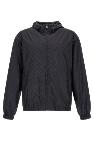 GG nylon jacket Black