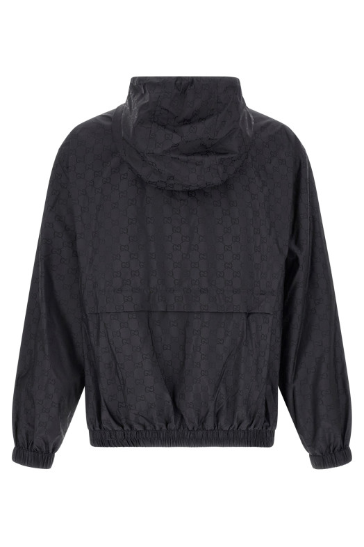 GG nylon jacket Black