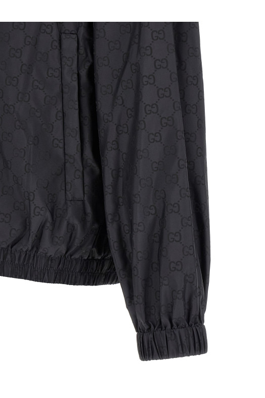 GG nylon jacket Black