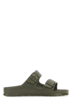 Army green rubber Arizona slippers Khaki BIRKENSTOCK (1019152)