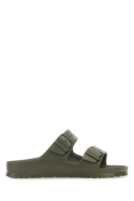 Army green rubber Arizona slippers Khaki BIRKENSTOCK (1019152)