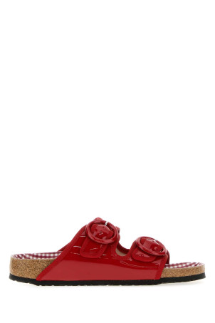 Red leather Repetto Arizona slippers BIRKENSTOCK X REPETTO (1032373)
