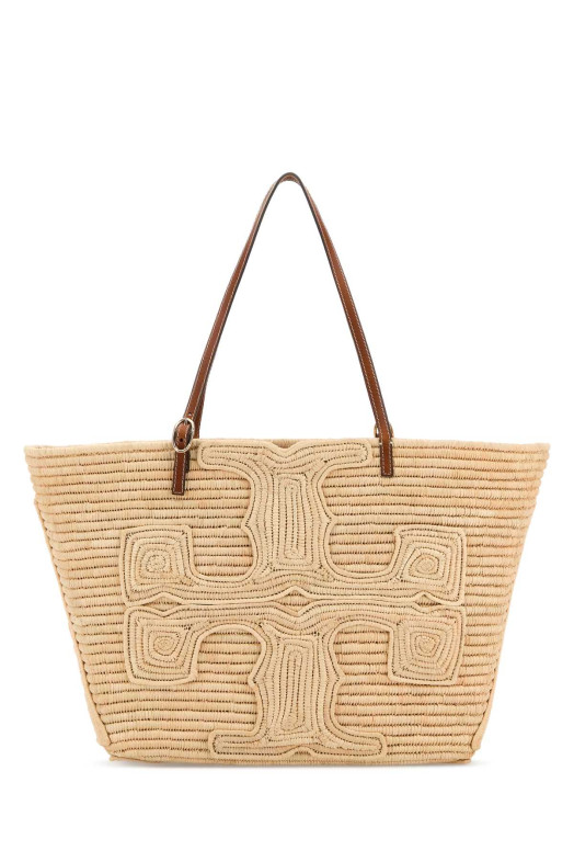 Raffia Tory Burch Doum for Women Ella shopping bag TORY BURCH (181326)