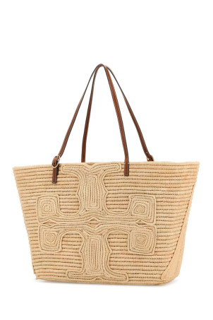 Raffia Tory Burch Doum for Women Ella shopping bag TORY BURCH (181326)